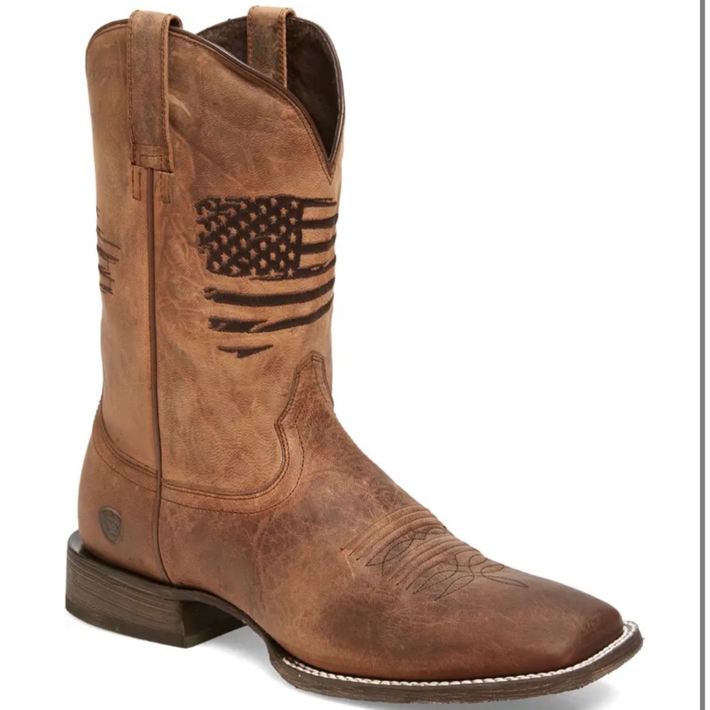NWOT Ariat Men’s Circuit Patriot Western Boot